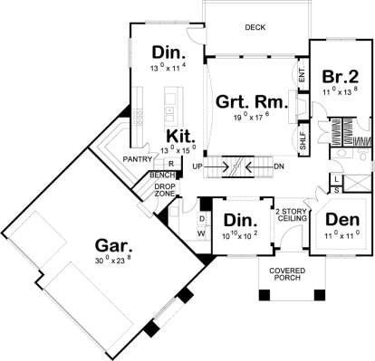 House Plan House Plan #19416 Drawing 1