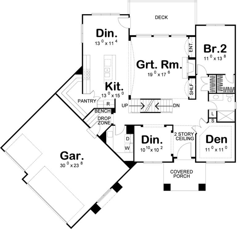 House Plan House Plan #19416 Drawing 1