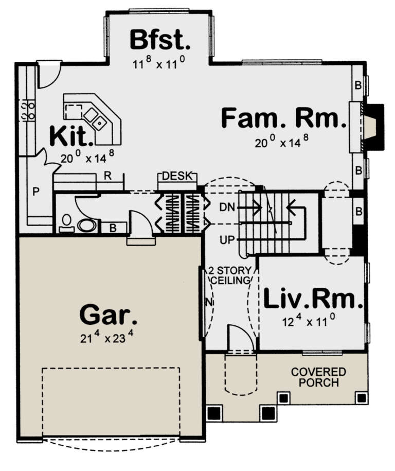 House Plan House Plan #19419 Drawing 1