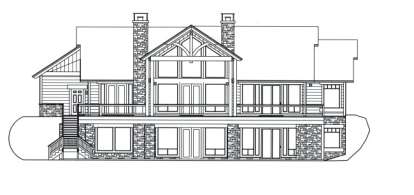 Northwest House Plan #039-00511 Elevation Photo