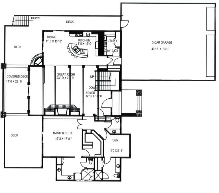 House Plan House Plan #1942 Drawing 1