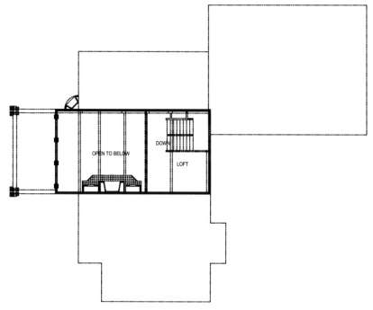 Loft Floor for House Plan #039-00511