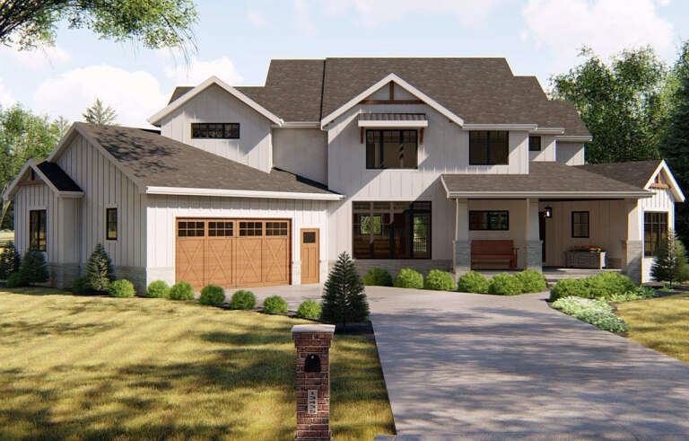 House Plan House Plan #19420 Front Elevation 