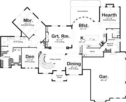 Main Floor for House Plan #963-00238