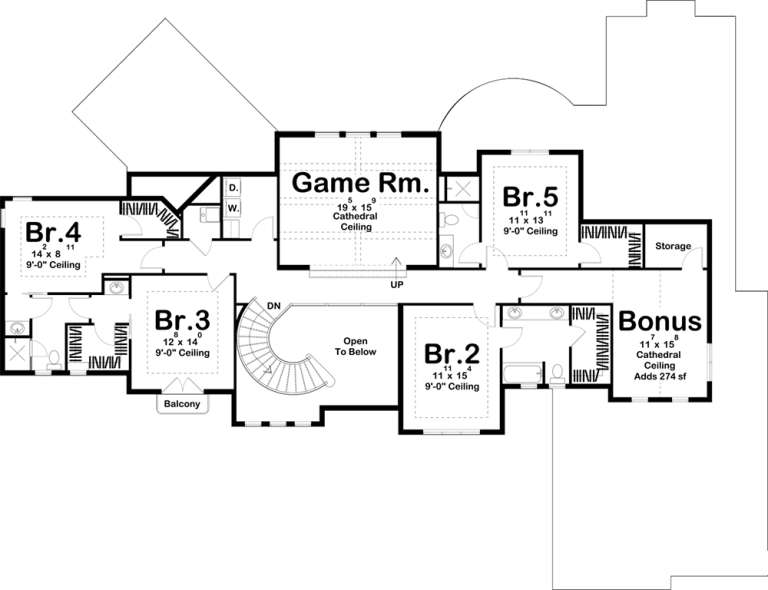 House Plan House Plan #19421 Drawing 2
