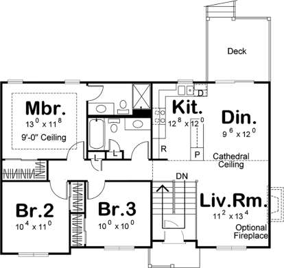 House Plan House Plan #19422 Drawing 1