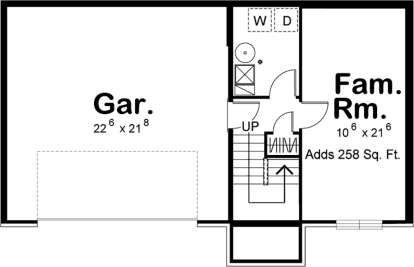 Basement for House Plan #963-00239