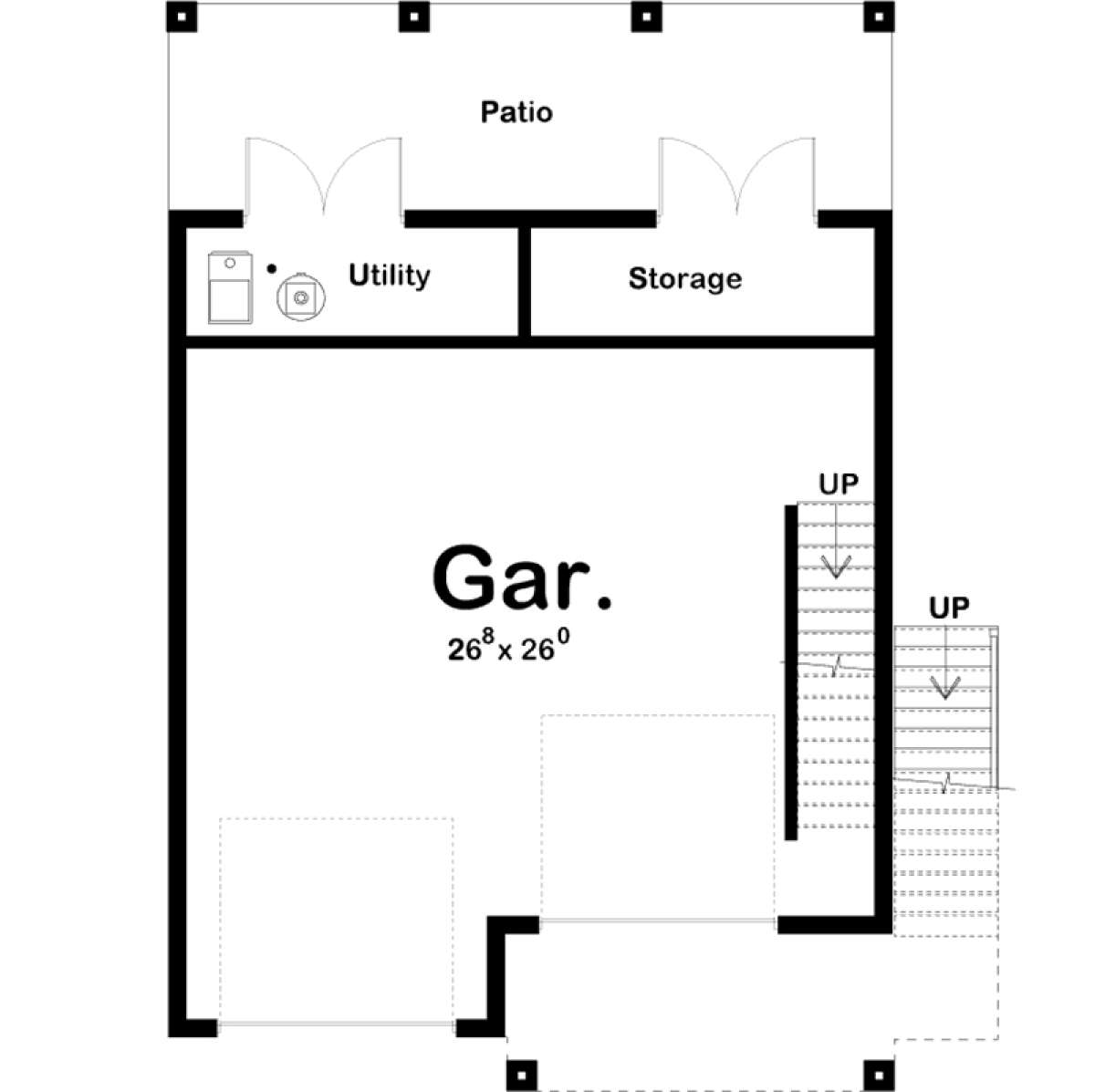 Garage for House Plan #963-00243