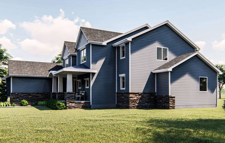 Craftsman House Plan #963-00244 Elevation Photo