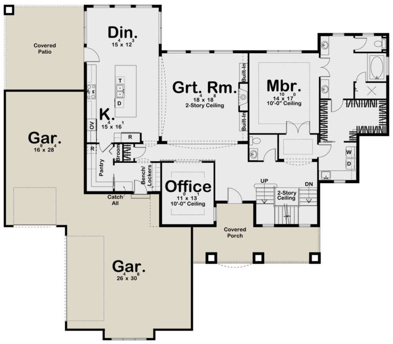 House Plan House Plan #19427 Drawing 1