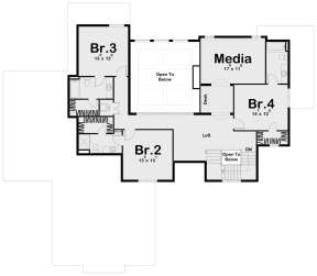 Second Floor for House Plan #963-00244