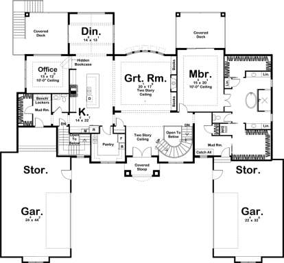 Main Floor for House Plan #963-00245