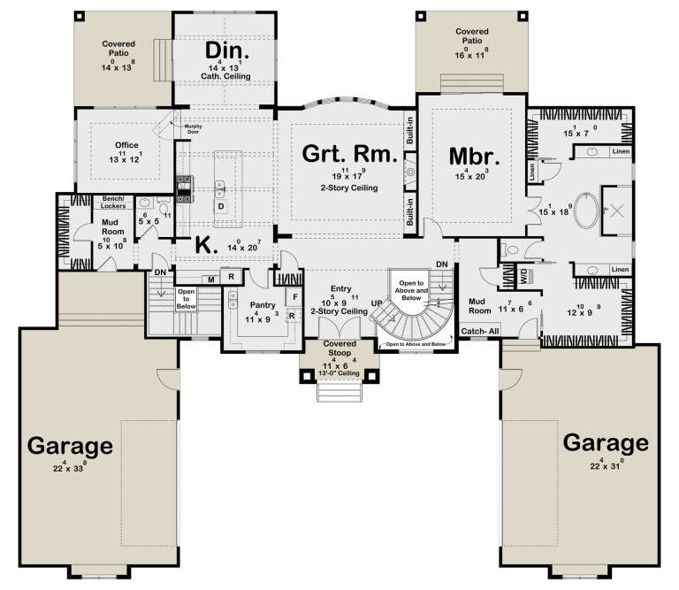 House Plan House Plan #19428 Drawing 1