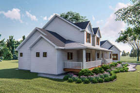 Modern Farmhouse House Plan #963-00246 Elevation Photo