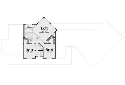 Second Floor for House Plan #963-00246