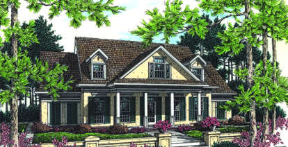 Traditional House Plan #048-00168 Elevation Photo