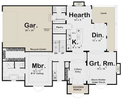 Main Floor for House Plan #963-00248