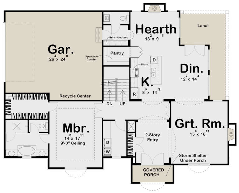 House Plan House Plan #19431 Drawing 1