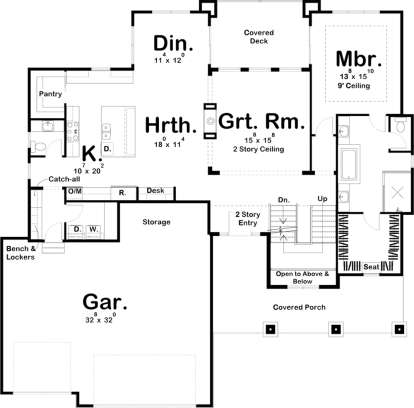 Main Floor for House Plan #963-00252