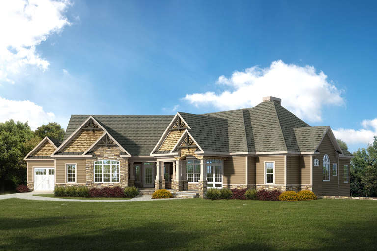 House Plan House Plan #19436 Front Elevation
