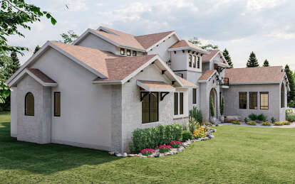 Luxury House Plan #963-00253 Elevation Photo