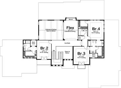 Second Floor for House Plan #963-00253