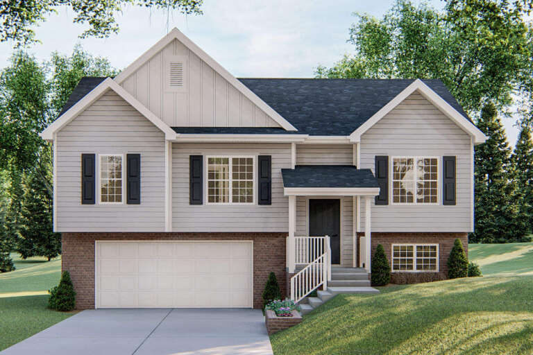 House Plan House Plan #19439 Front Elevation 