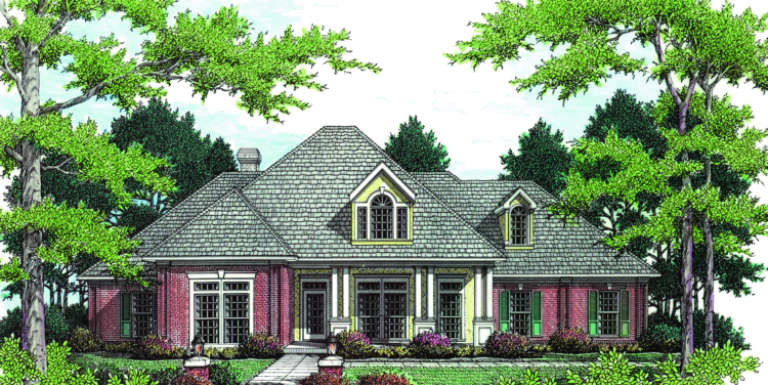 Traditional House Plan #048-00169 Elevation Photo