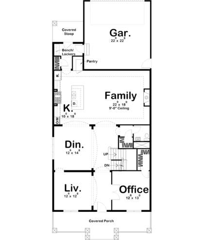 Main Floor for House Plan #963-00256