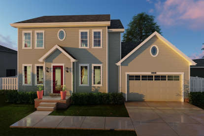 House Plan House Plan #19442 Front Elevation 