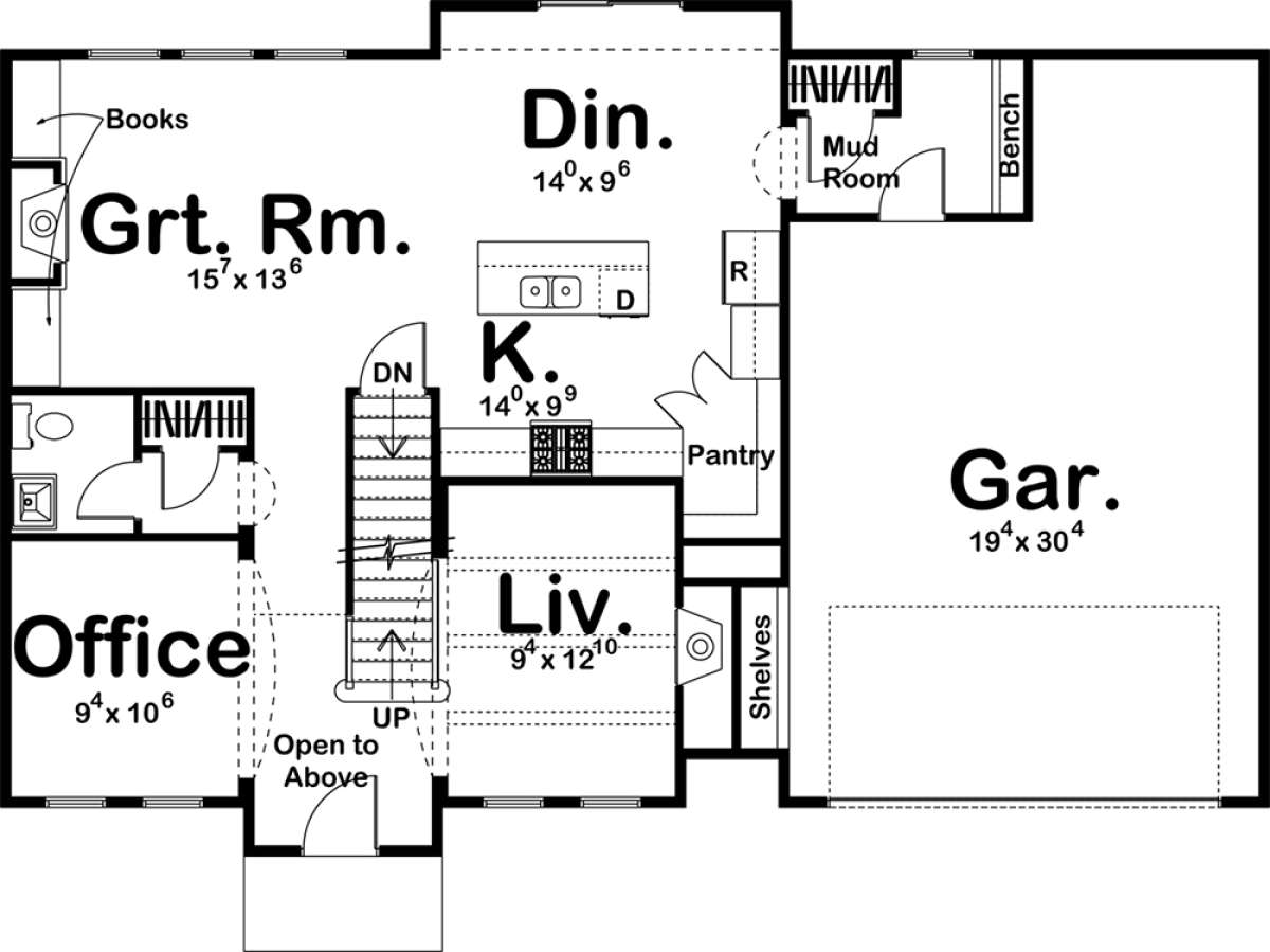 Main Floor for House Plan #963-00257