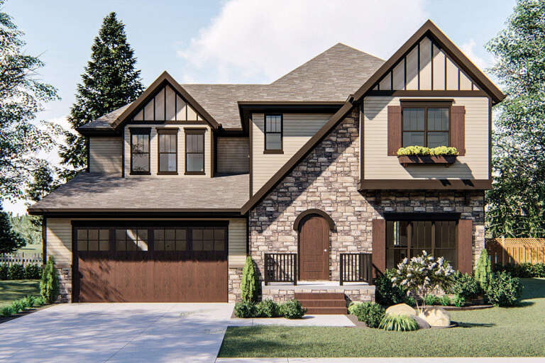House Plan House Plan #19444 Front Elevation 