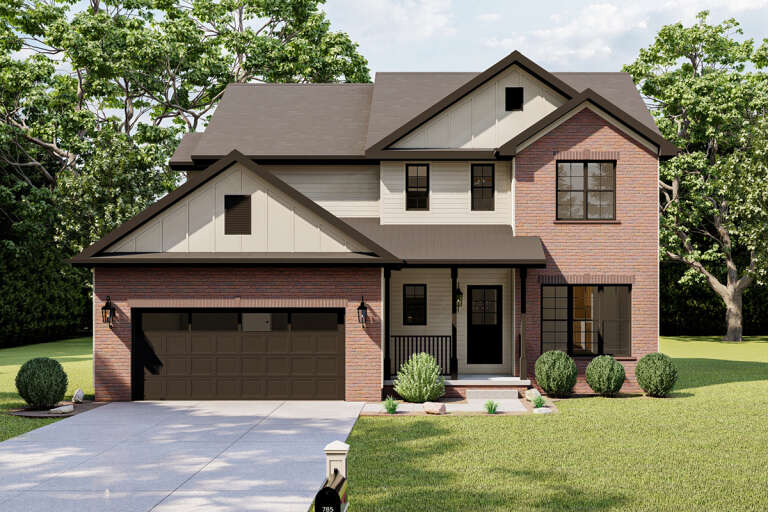 House Plan House Plan #19446 Front Elevation 