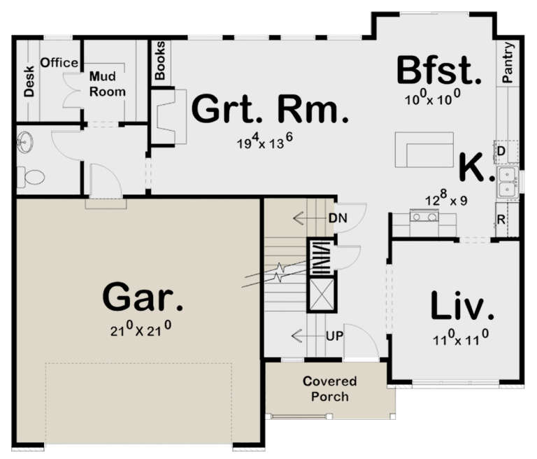 House Plan House Plan #19446 Drawing 1