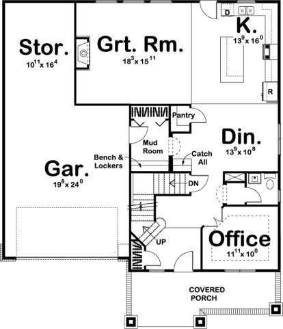 Main Floor for House Plan #963-00262