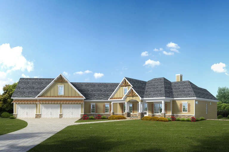 House Plan House Plan #19449 Front Elevation
