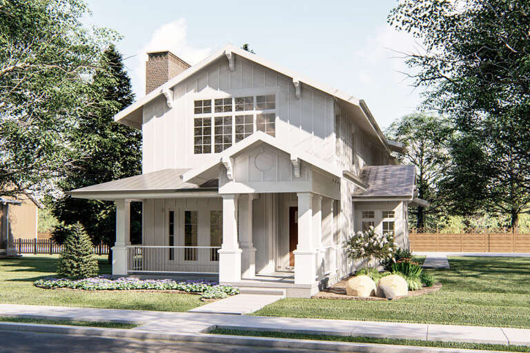 House Plan House Plan #19450 Front Elevation 