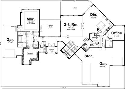Main Floor for House Plan #963-00265