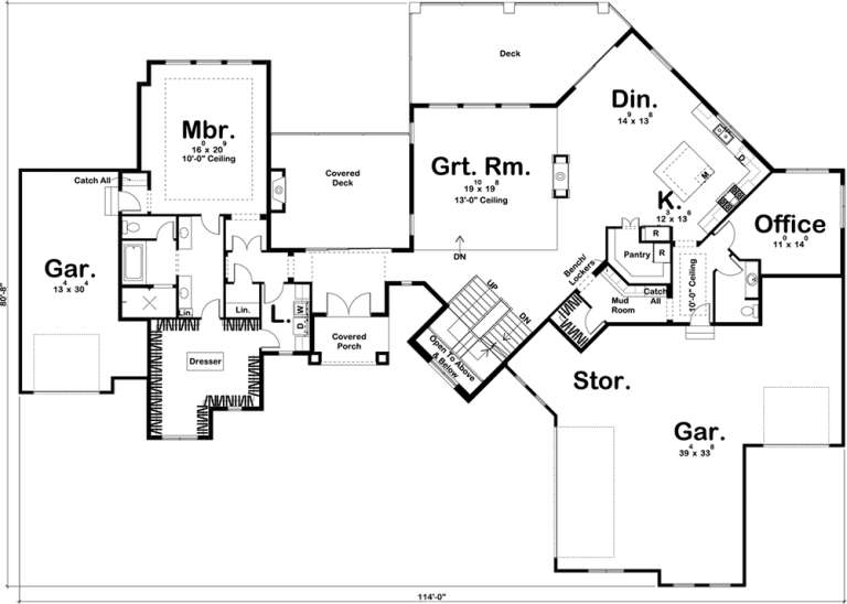 House Plan House Plan #19452 Drawing 1