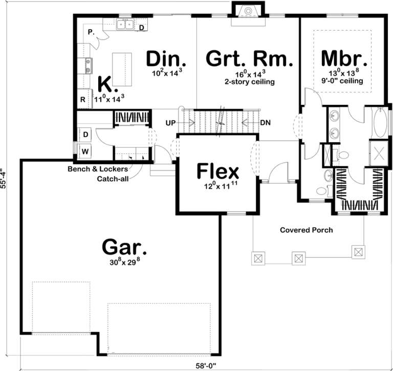 House Plan House Plan #19453 Drawing 1