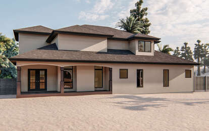 European House Plan #963-00267 Elevation Photo