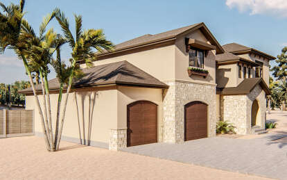 European House Plan #963-00267 Elevation Photo