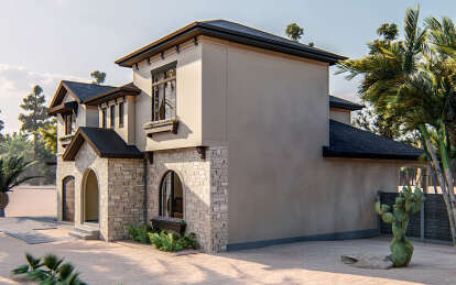 European House Plan #963-00267 Elevation Photo