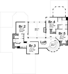 Second Floor for House Plan #963-00268