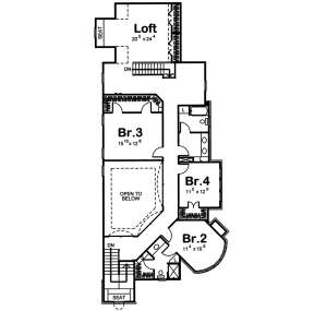 Second Floor for House Plan #963-00269