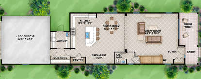 Main Floor for House Plan #5565-00019