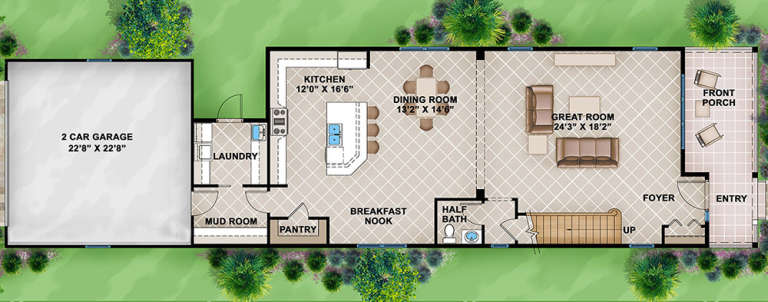 House Plan House Plan #19459 Drawing 1
