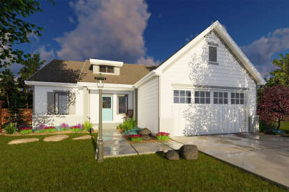Ranch House Plan #963-00273 Elevation Photo