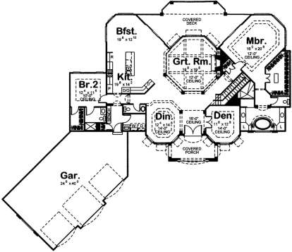 Main Floor for House Plan #963-00274