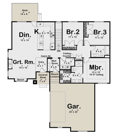 Main Floor for House Plan #963-00275